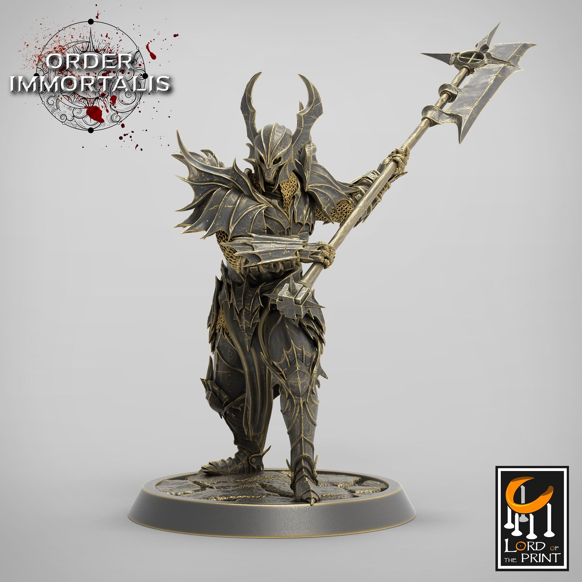 Blood knight Halberd Squadron | Aussie 3D Printed Miniatures and Terrain