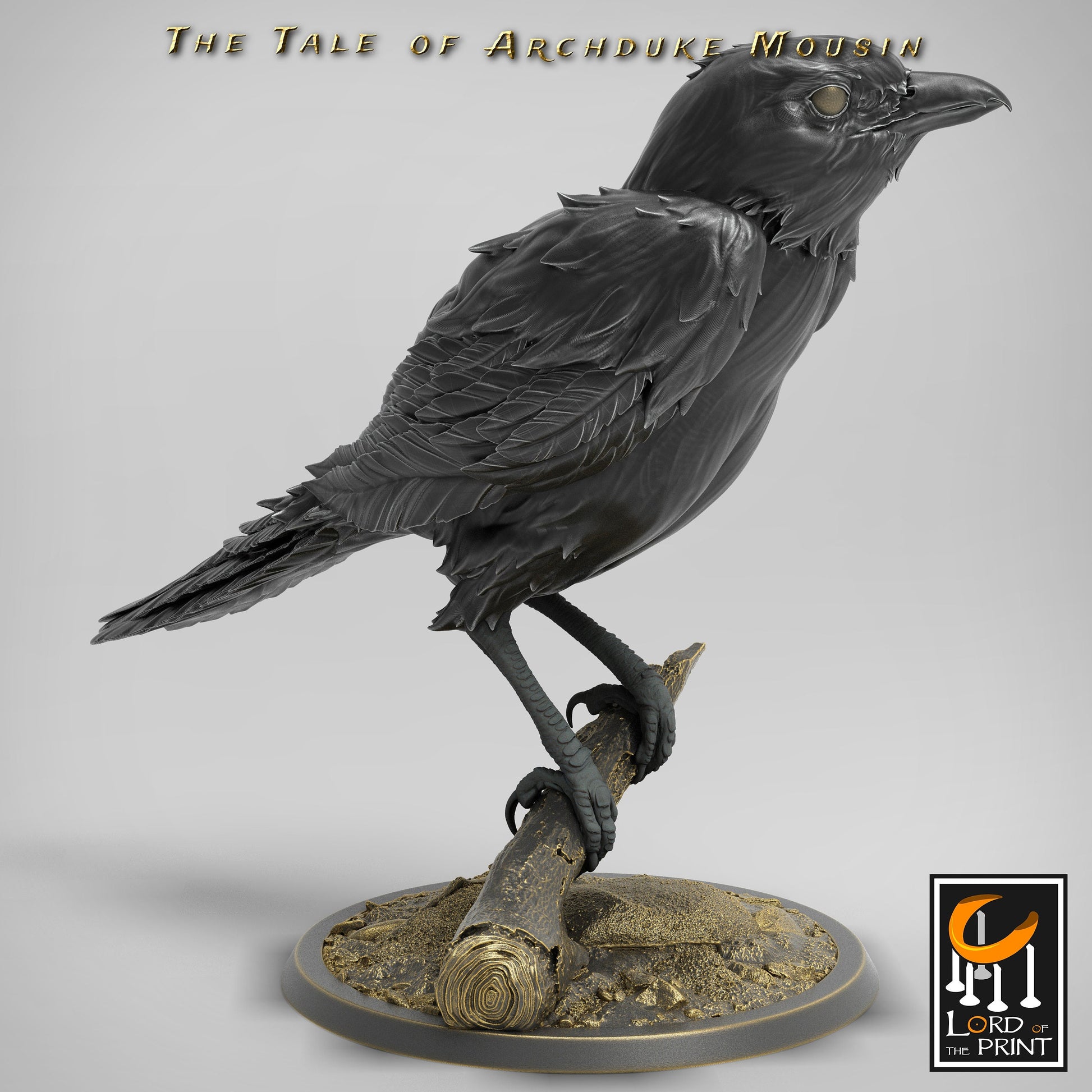 Mouse and Magpie Perching | Aussie 3D Printed Miniatures and Terrain