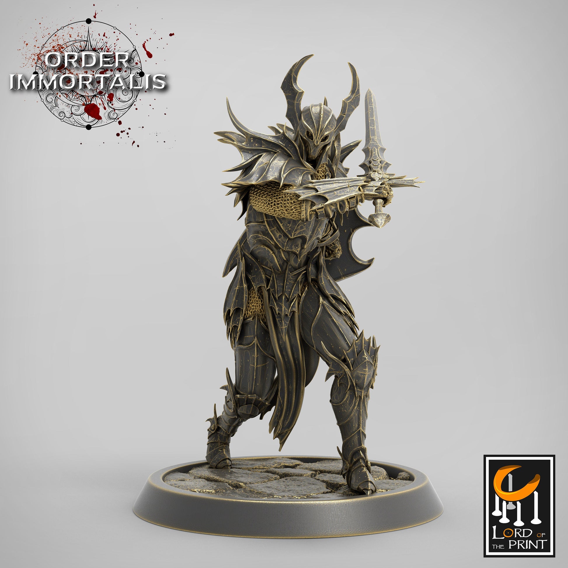Blood knight Longsword Squadron | Aussie 3D Printed Miniatures and Terrain