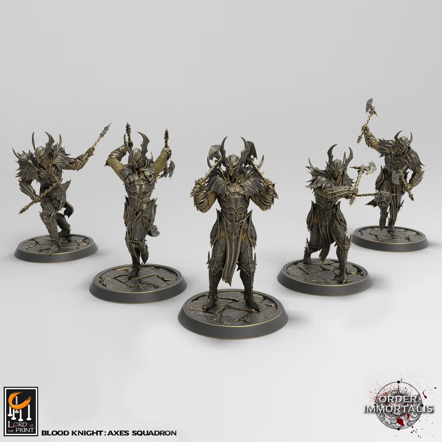 Blood knight Double Axe Squadron | Aussie 3D Printed Miniatures and Terrain