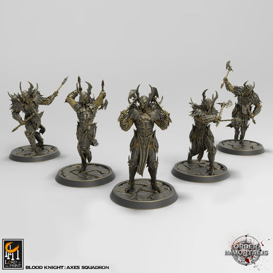 Blood knight Double Axe Squadron | Aussie 3D Printed Miniatures and Terrain