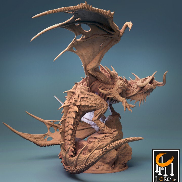 Black Dragon, Dark Dragon | Aussie 3D Printed Miniatures and Terrain
