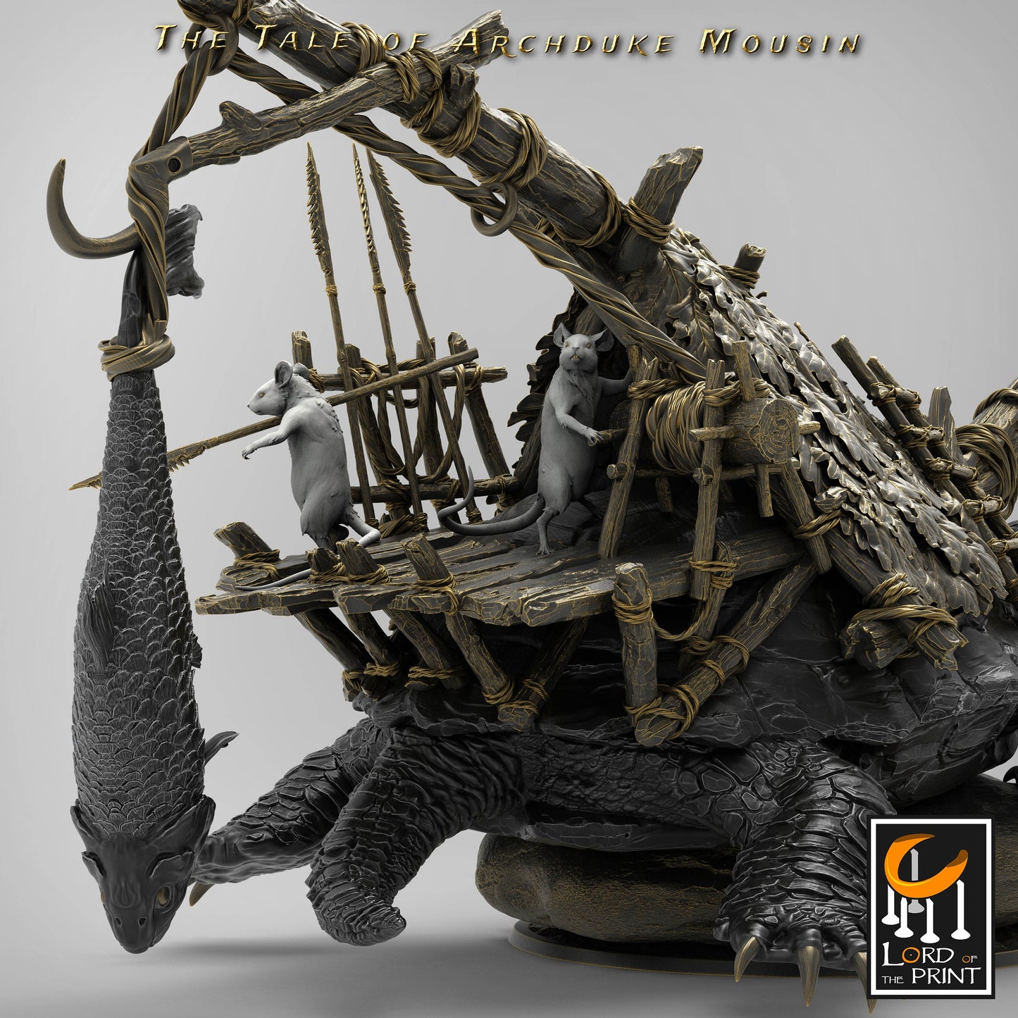 Mouse and TURTLE | Aussie 3D Printed Miniatures and Terrain