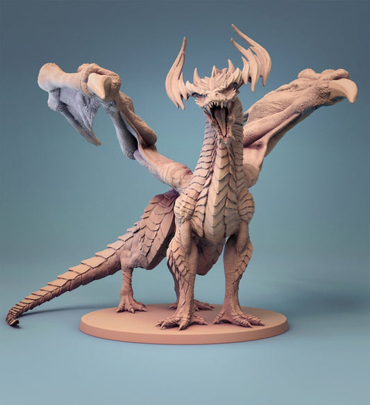 Forest Dragon, Green Dragon | Aussie 3D Printed Miniatures and Terrain