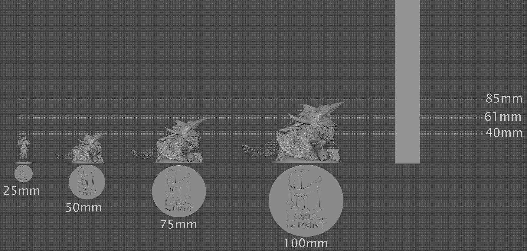 Turtle Dragon, Giant Dragon | Aussie 3D Printed Miniatures and Terrain