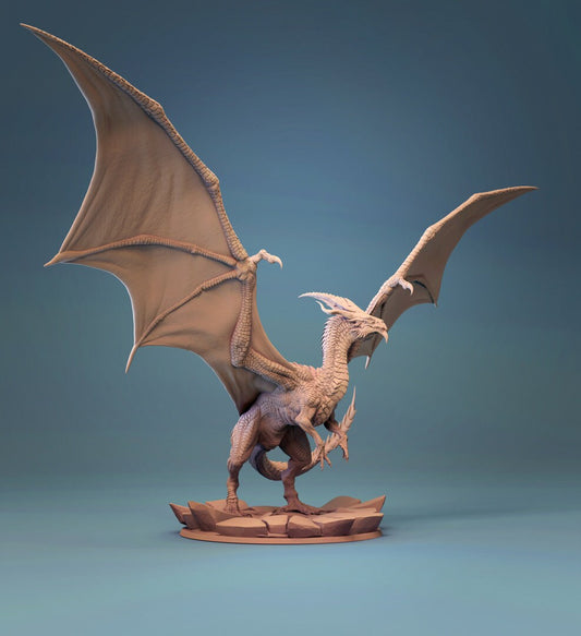White Dragon, Frost Dragon | Aussie 3D Printed Miniatures and Terrain