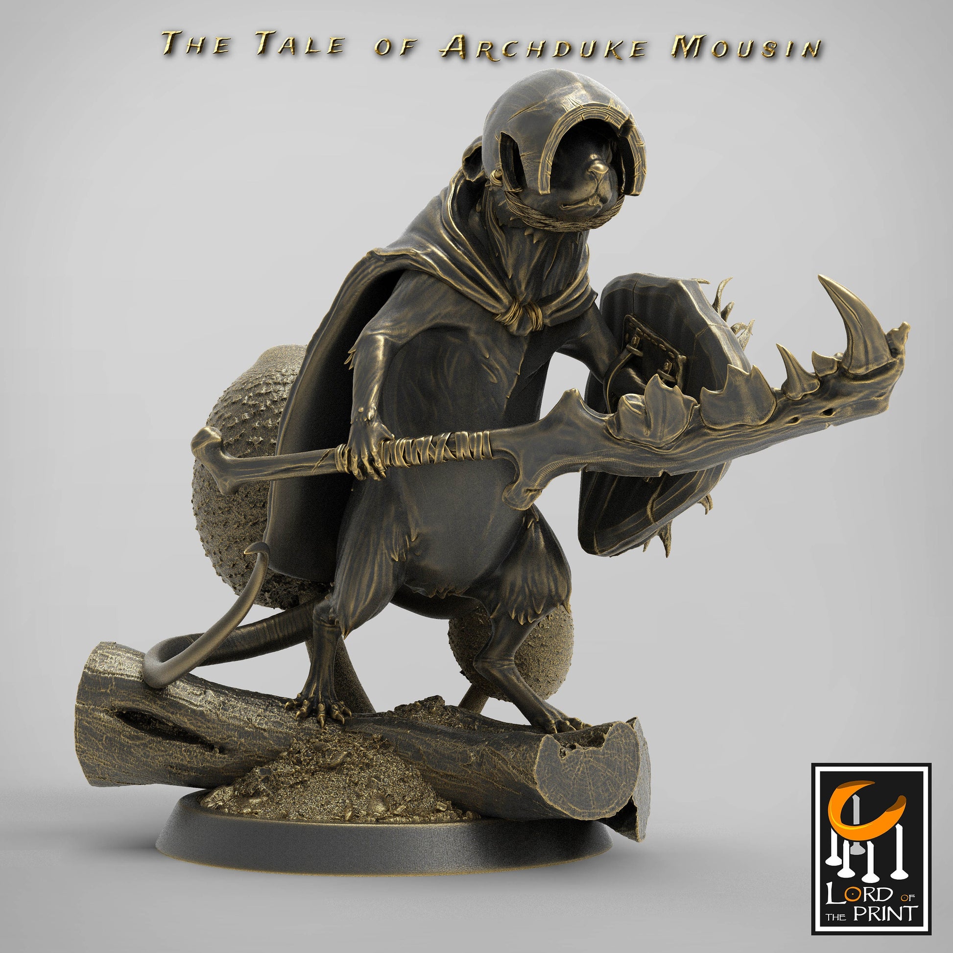 Soldier Adventurer Mice | Aussie 3D Printed Miniatures and Terrain