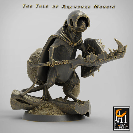 Soldier Adventurer Mice | Aussie 3D Printed Miniatures and Terrain