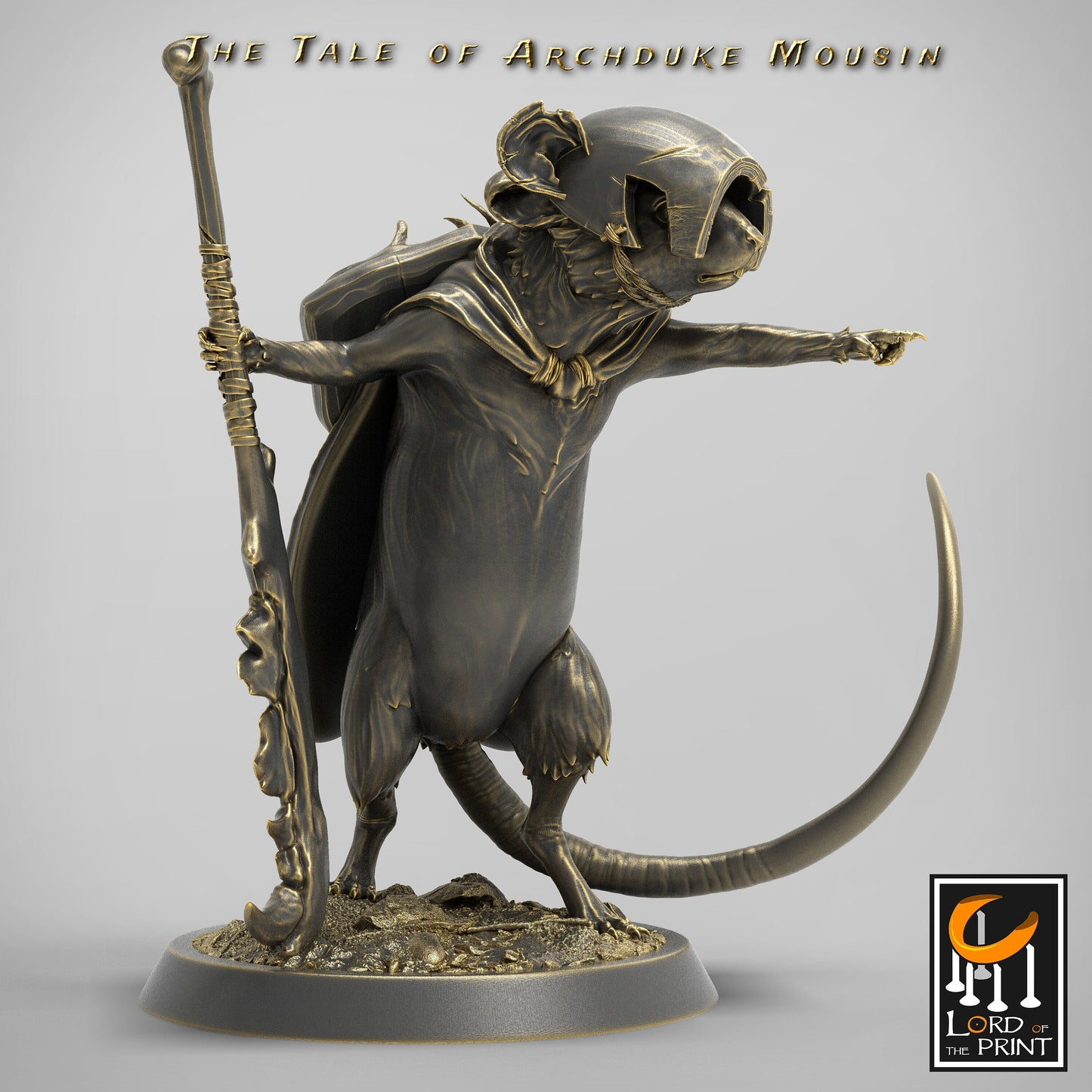 Soldier Adventurer Mice | Aussie 3D Printed Miniatures and Terrain