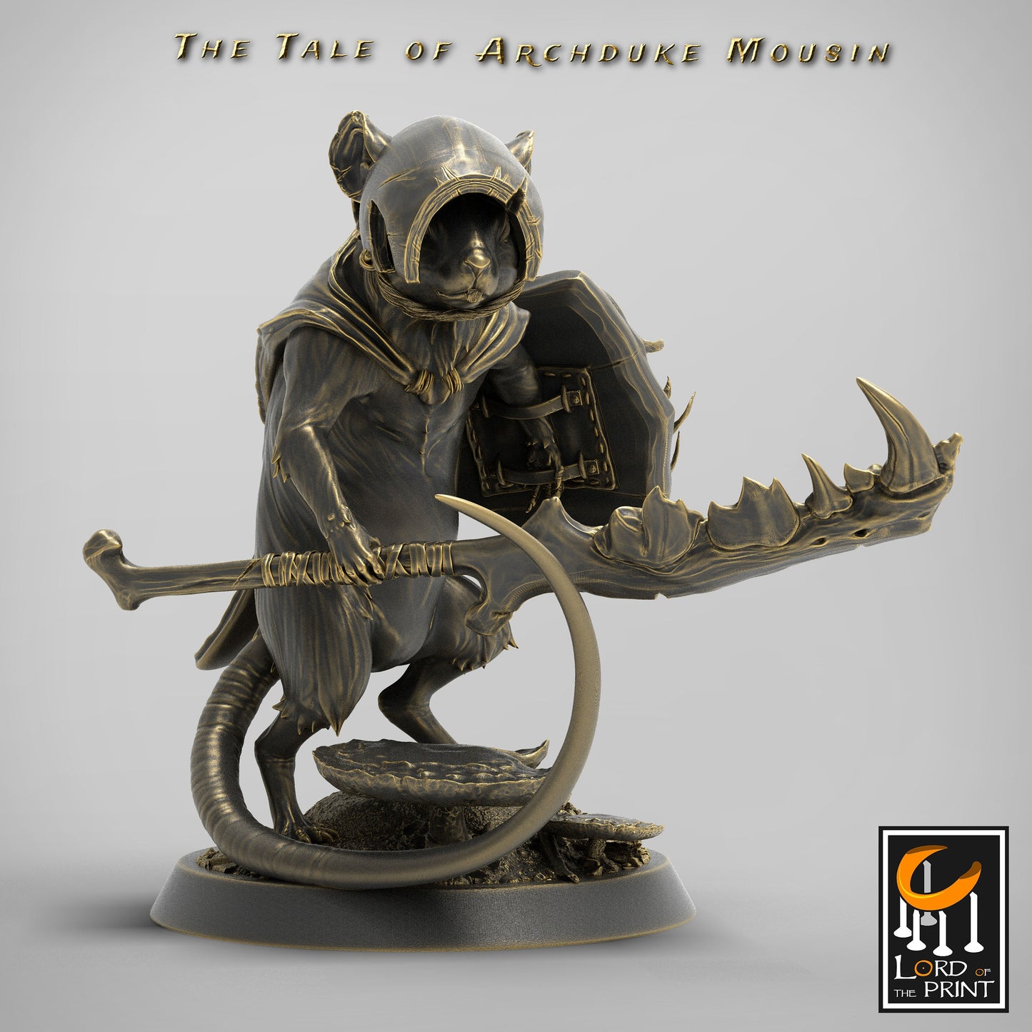 Soldier Adventurer Mice | Aussie 3D Printed Miniatures and Terrain