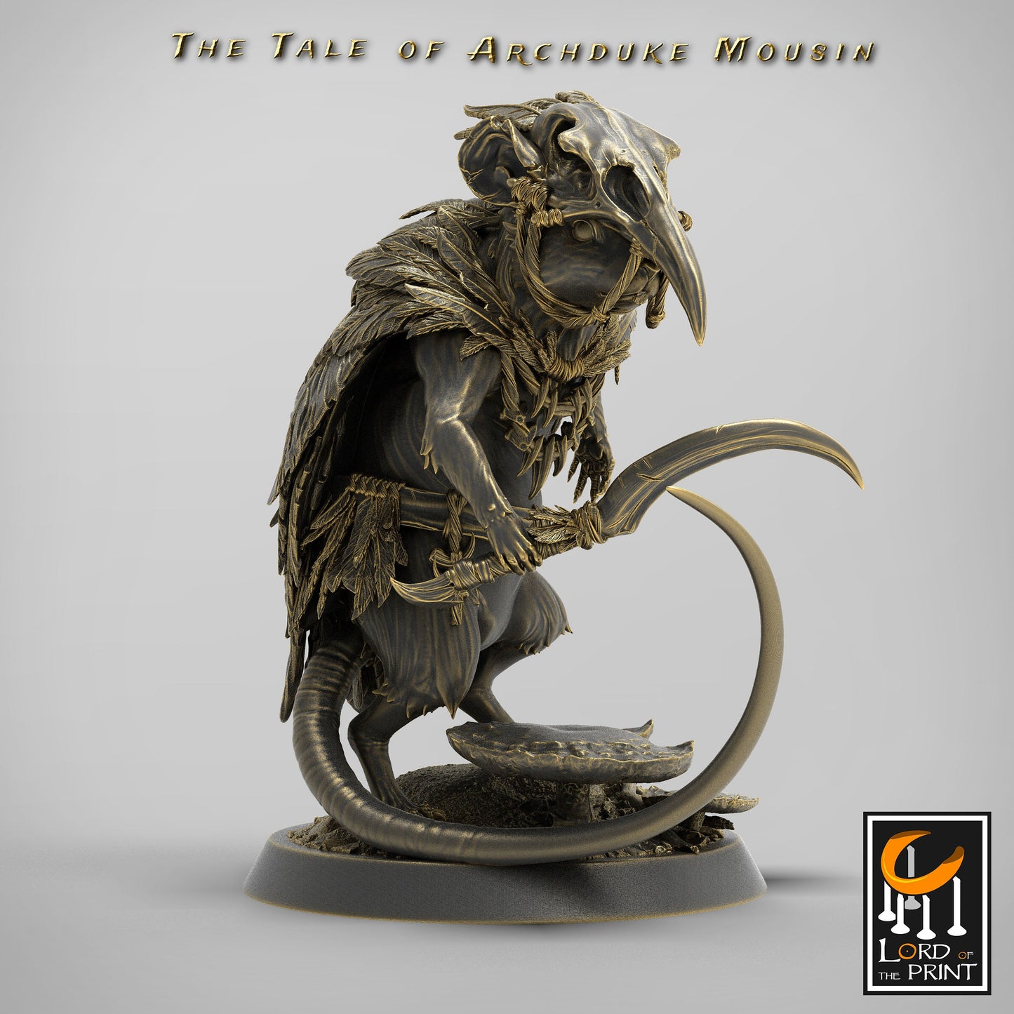 Shaman/Mage Adventurer Mice! | Aussie 3D Printed Miniatures and Terrain