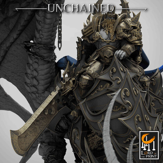 King Olaf on Armoured Dragon | Aussie 3D Printed Miniatures and Terrain