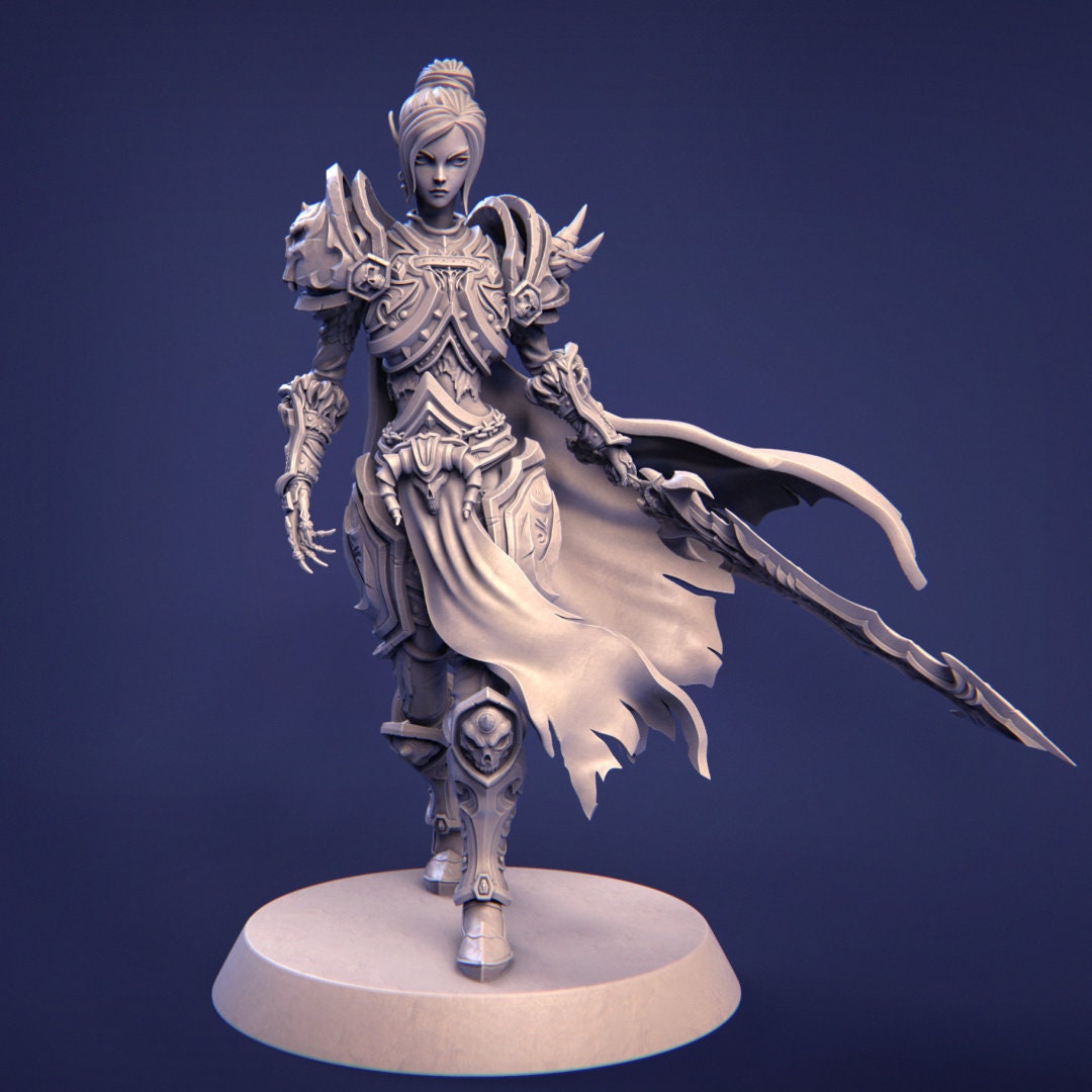 Ashinna the Revenant | Aussie 3D Printed Miniatures and Terrain