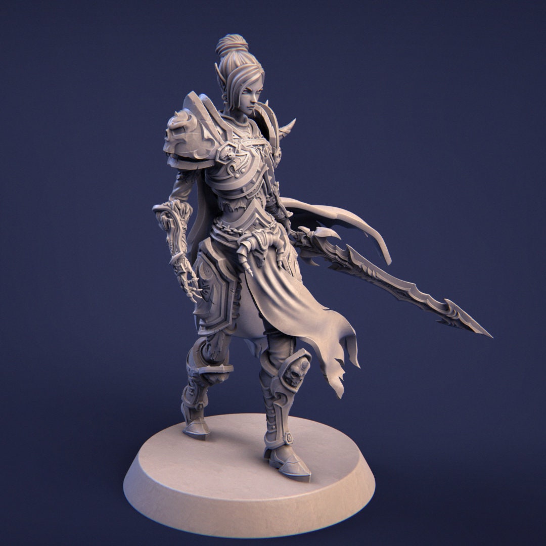 Ashinna the Revenant | Aussie 3D Printed Miniatures and Terrain