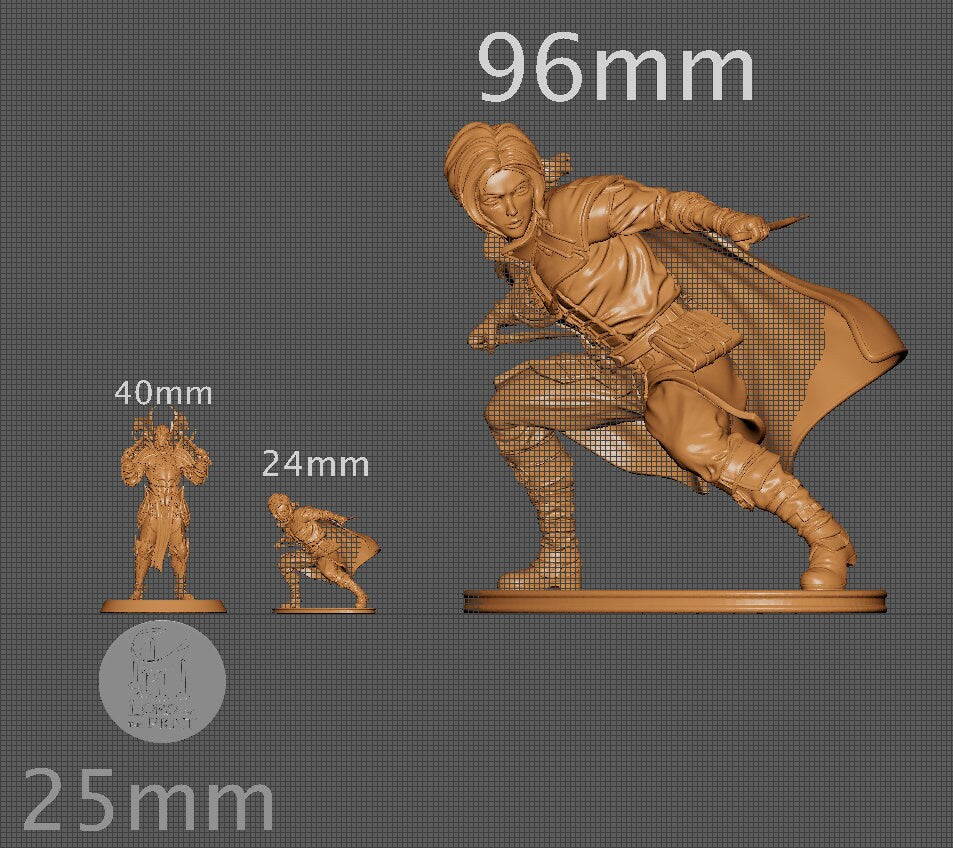 Morana the Halfling Rogue | Aussie 3D Printed Miniatures and Terrain