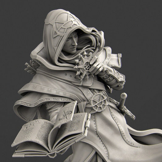 Beifir the Elvish Priest | Aussie 3D Printed Miniatures and Terrain