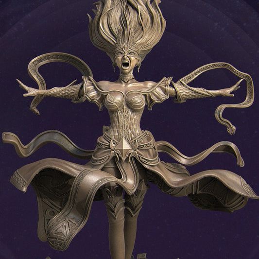 Lyndra the Archemage | Aussie 3D Printed Miniatures and Terrain