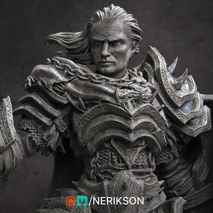 Vaeter the Branded Knight | Aussie 3D Printed Miniatures and Terrain
