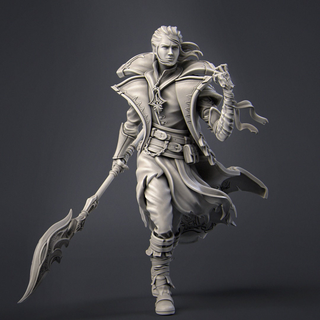 Glynris the Hexblade Warlock | Aussie 3D Printed Miniatures and Terrain