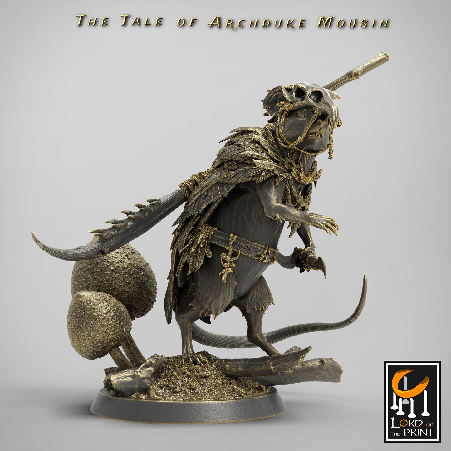 Shaman/Mage Adventurer Mice! | Aussie 3D Printed Miniatures and Terrain