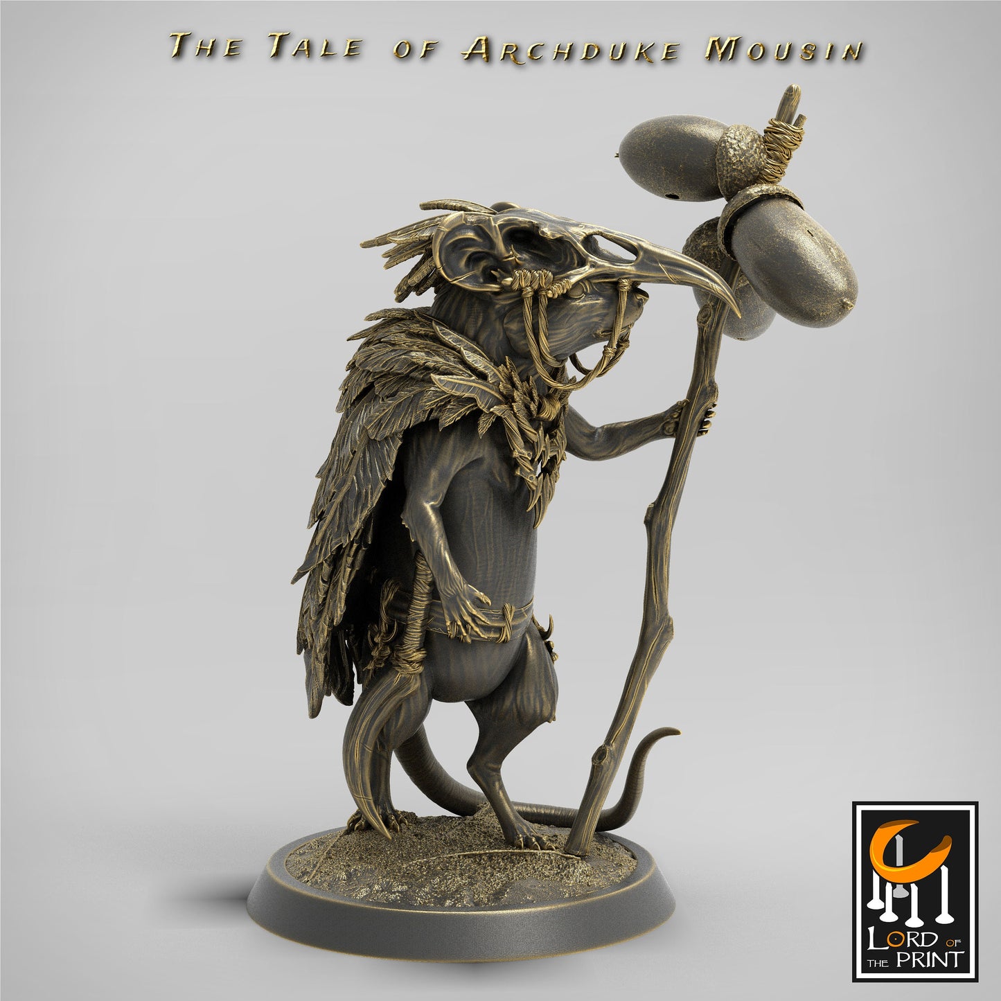 Shaman/Mage Adventurer Mice! | Aussie 3D Printed Miniatures and Terrain