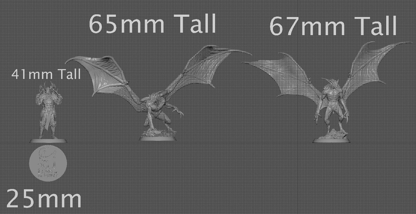 Flying Vampires | Aussie 3D Printed Miniatures and Terrain