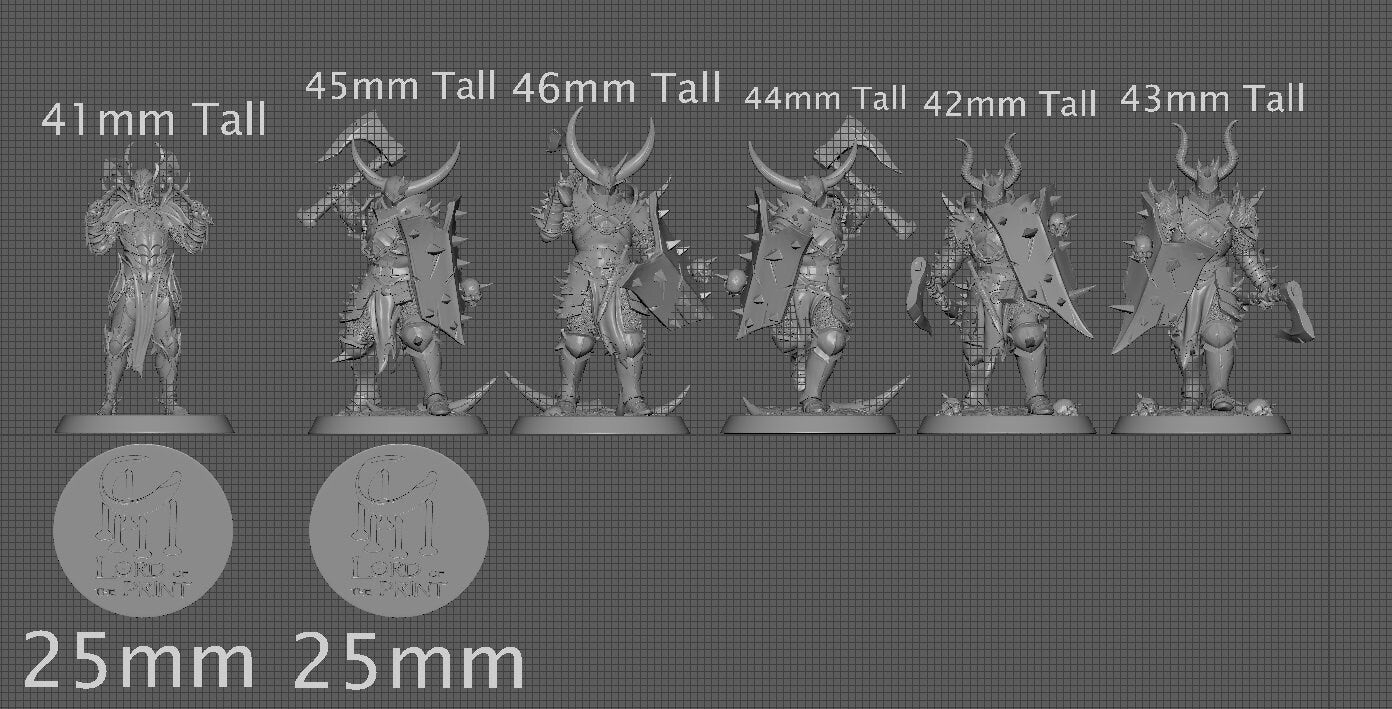 Axe Squadron | Aussie 3D Printed Miniatures and Terrain