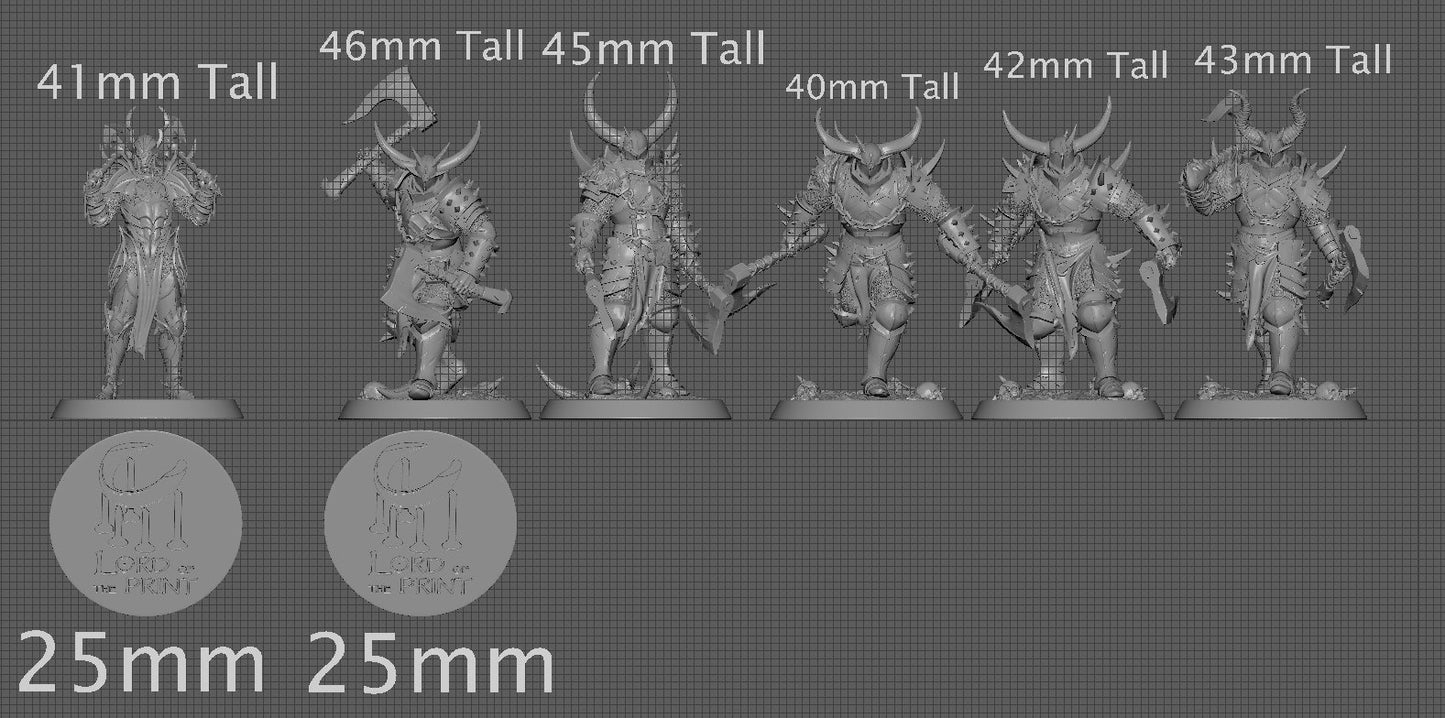 Dual Axe Squadron | Aussie 3D Printed Miniatures and Terrain