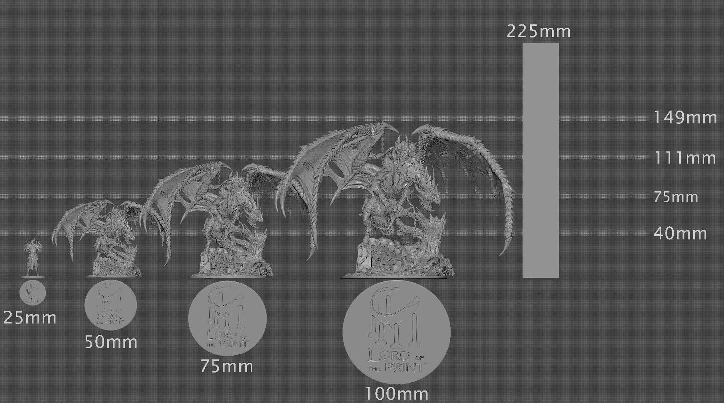 King Olaf on Armoured Dragon | Aussie 3D Printed Miniatures and Terrain