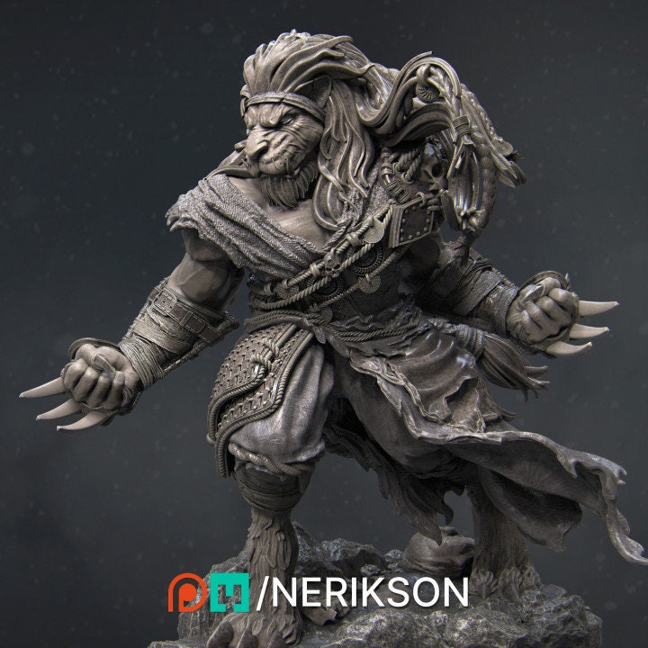 Azat the Long Death Monk | Aussie 3D Printed Miniatures and Terrain
