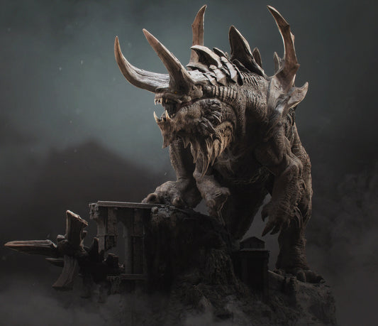 Tarrasque Titan, The Almighty | Aussie 3D Printed Miniatures and Terrain