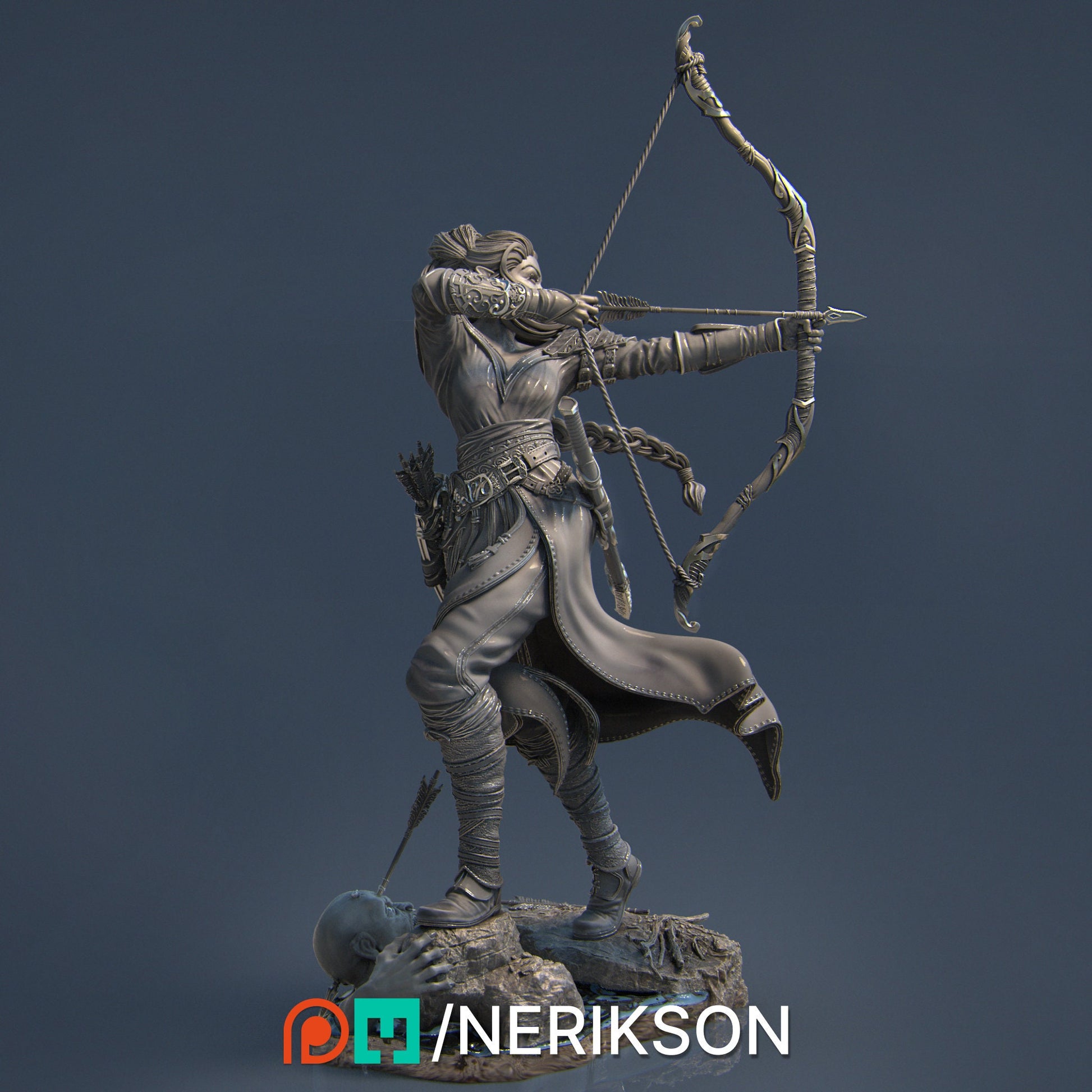 Saelihn The Elven Ranger | Aussie 3D Printed Miniatures and Terrain