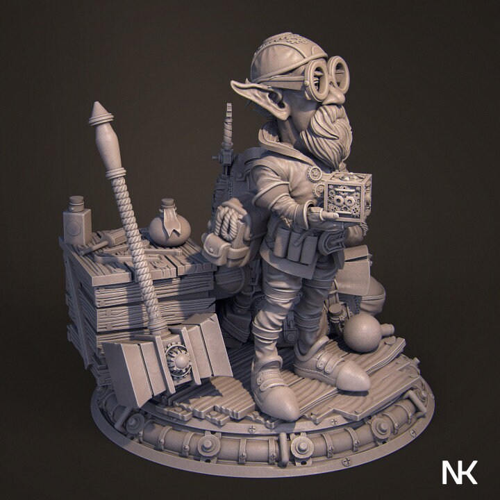Alvyn the Alchemist | Aussie 3D Printed Miniatures and Terrain