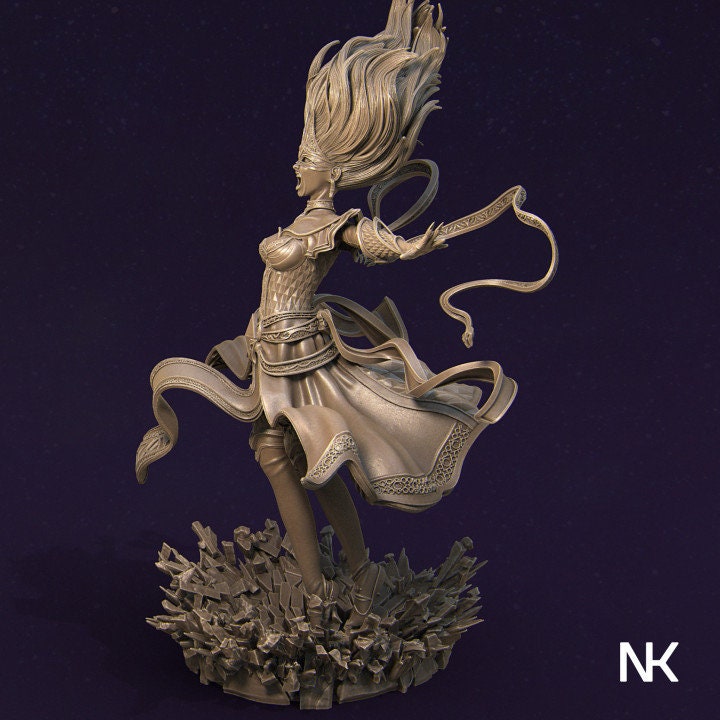 Lyndra the Archemage | Aussie 3D Printed Miniatures and Terrain