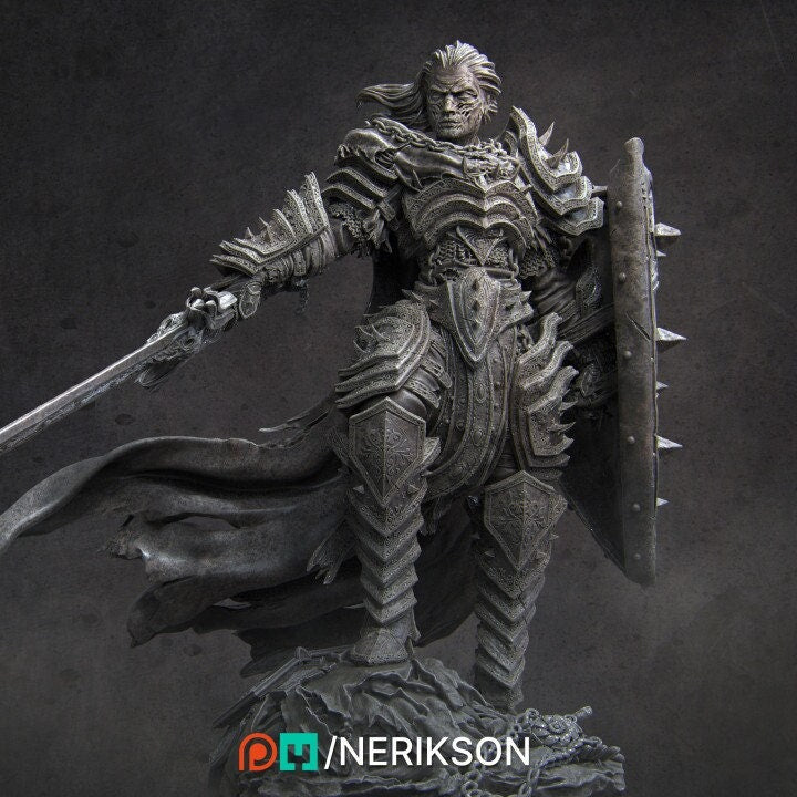 Vaeter the Branded Knight | Aussie 3D Printed Miniatures and Terrain