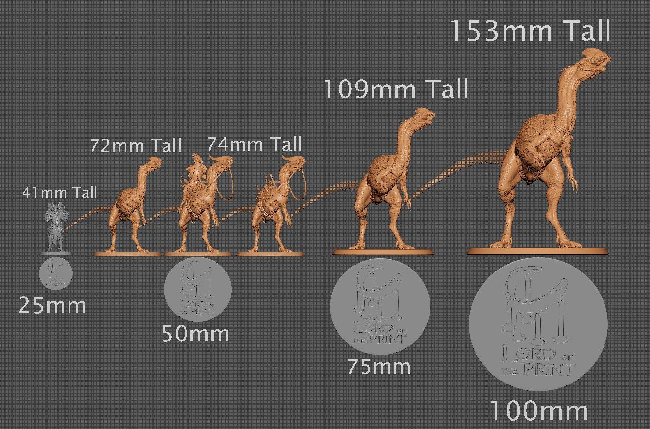Dilophosaurus Idle! | Aussie 3D Printed Miniatures and Terrain