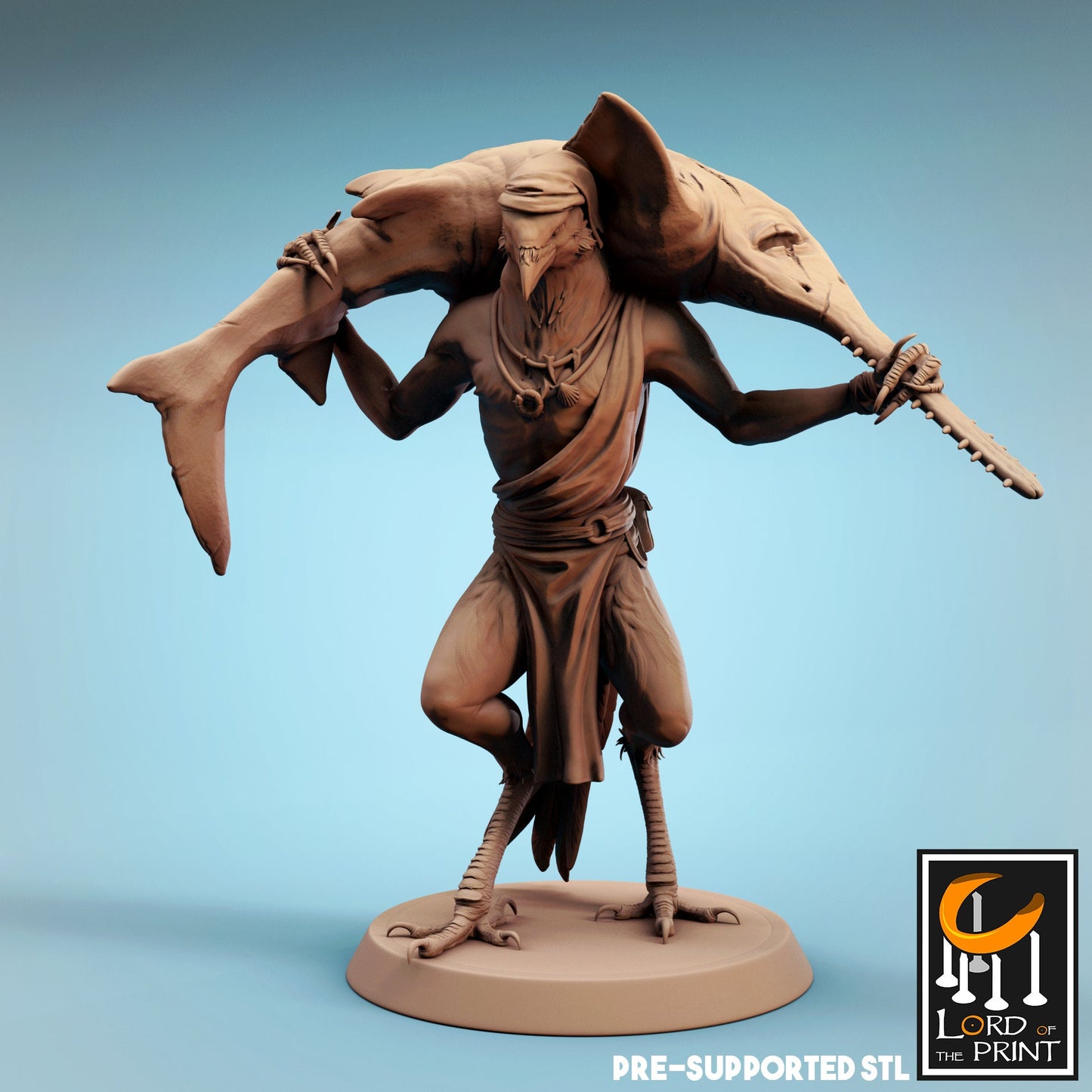 Kenku Fisherman | Aussie 3D Printed Miniatures and Terrain