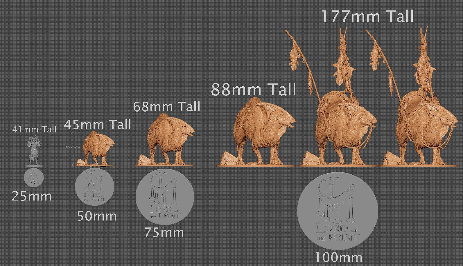 Parasaurolophus Stride | Aussie 3D Printed Miniatures and Terrain