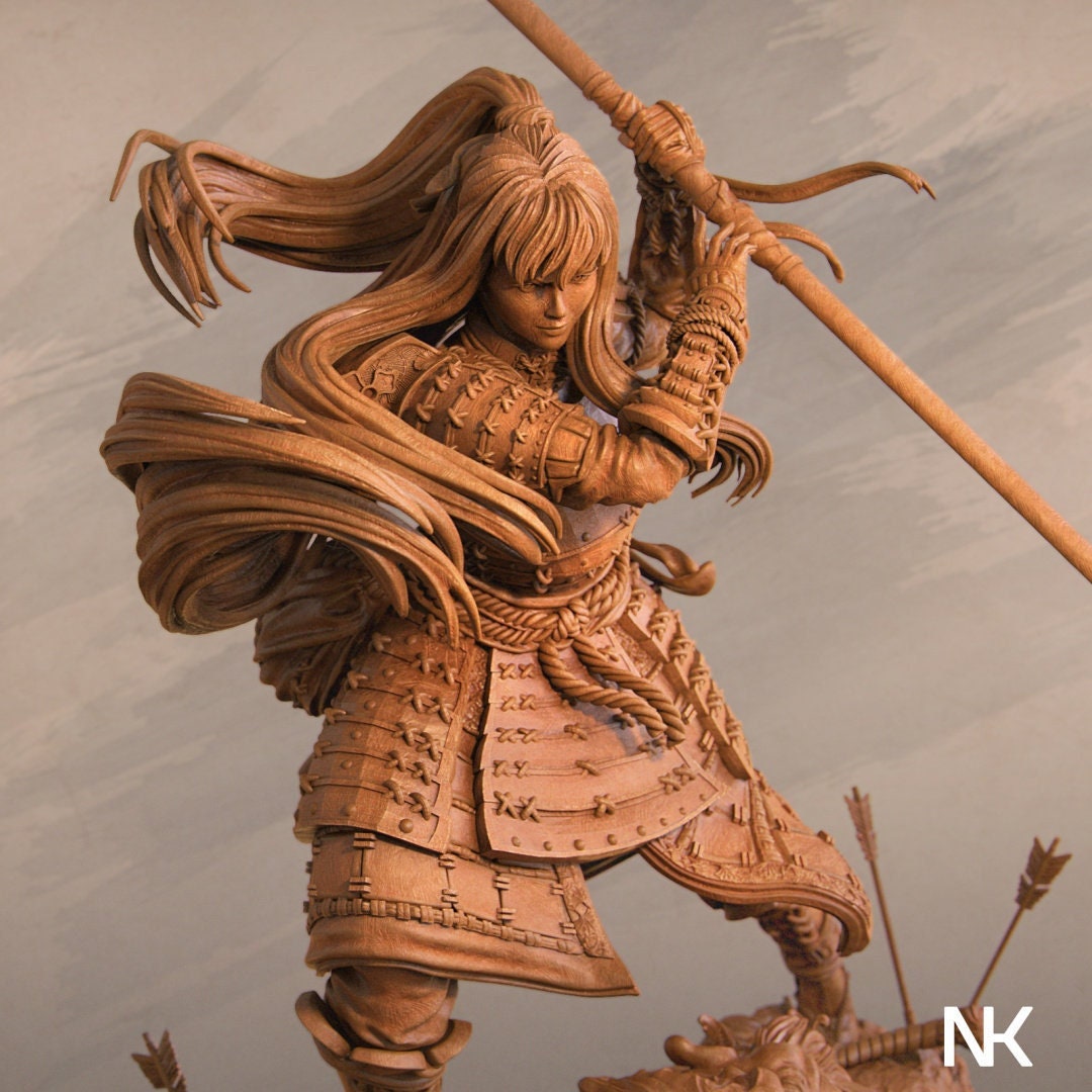 Akiko the Bounty Hunter | Aussie 3D Printed Miniatures and Terrain