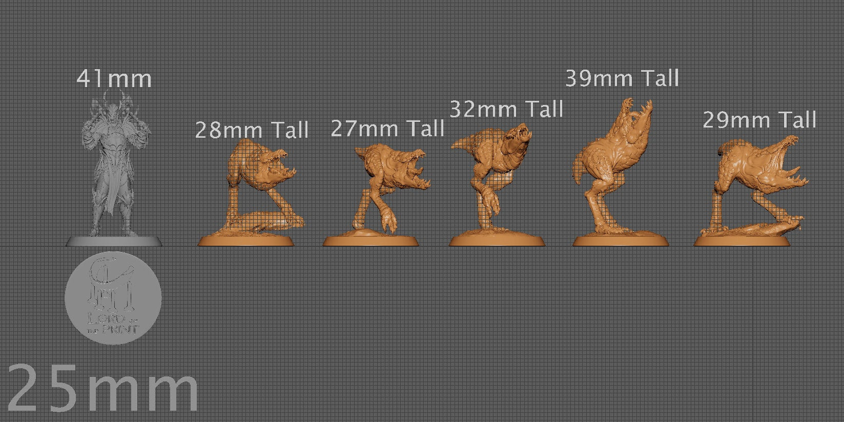Scavengers, Monsters | Aussie 3D Printed Miniatures and Terrain