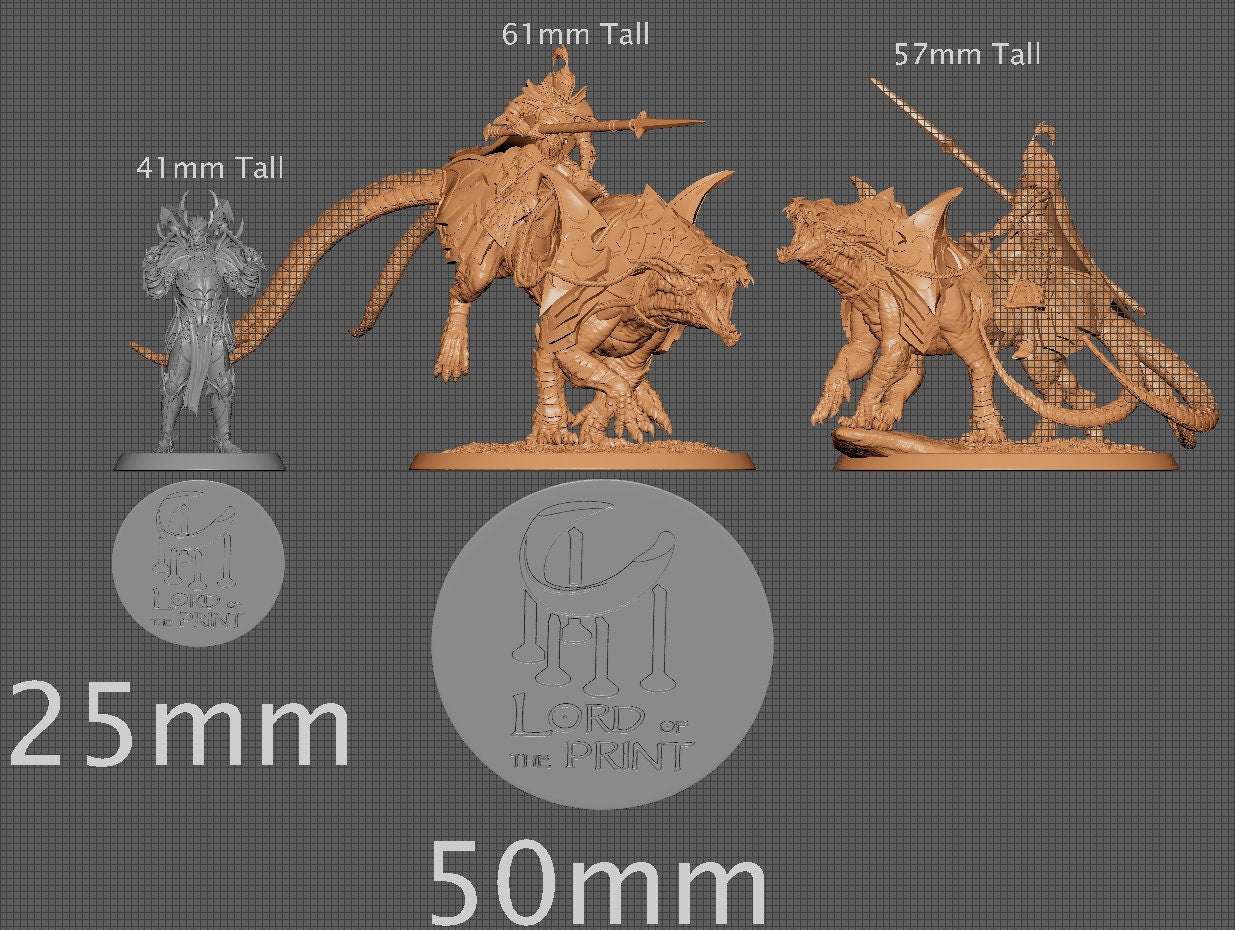 Spear Soldiers on Siri | Aussie 3D Printed Miniatures and Terrain