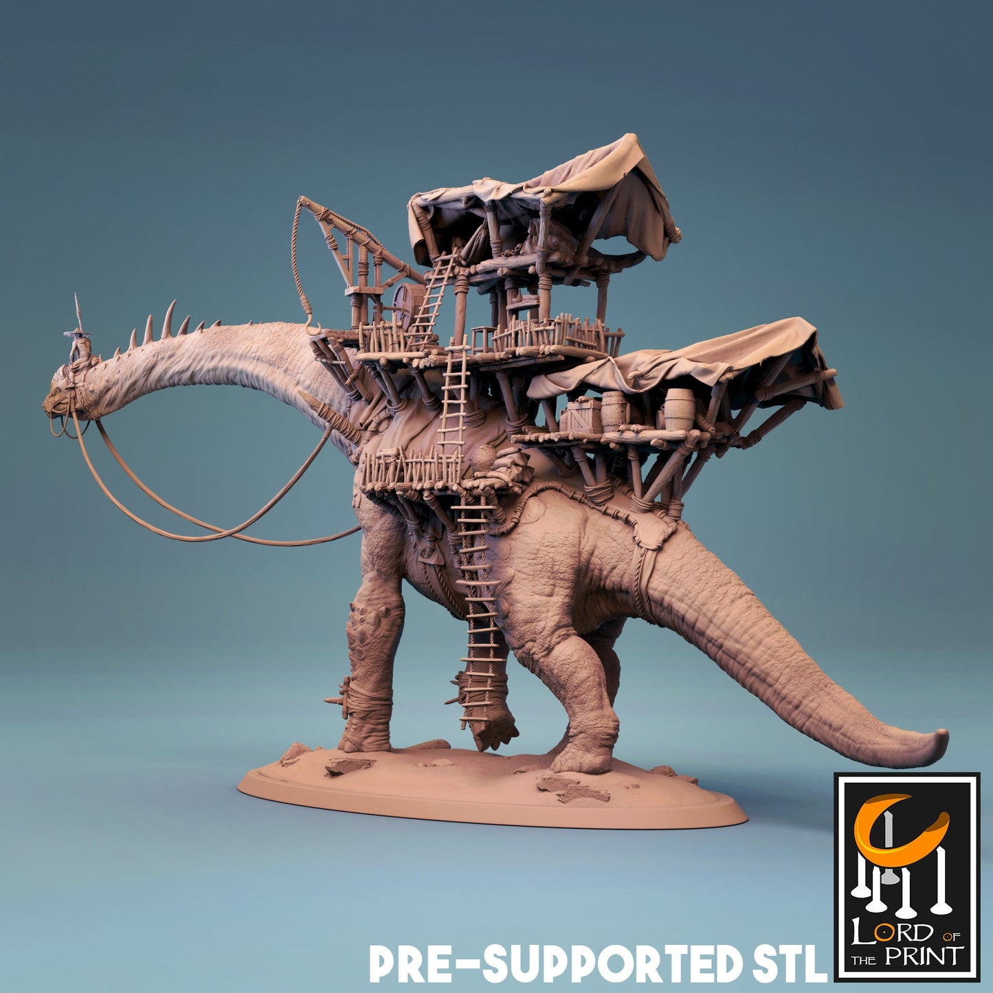 Brachiosaurus Caravan | Aussie 3D Printed Miniatures and Terrain