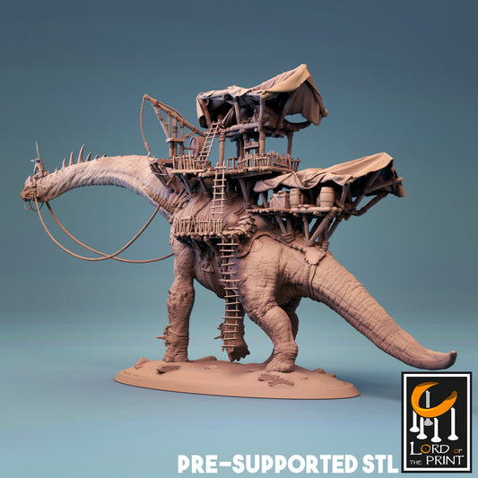 Brachiosaurus Caravan | Aussie 3D Printed Miniatures and Terrain
