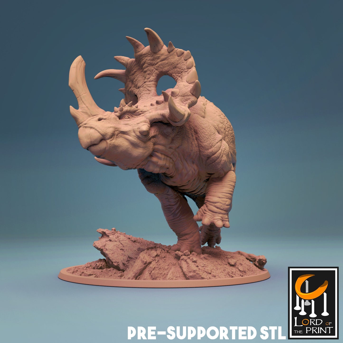 Sinoceratops Alpha | Aussie 3D Printed Miniatures and Terrain