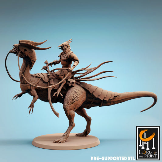 Dilophosaurus Idle! | Aussie 3D Printed Miniatures and Terrain