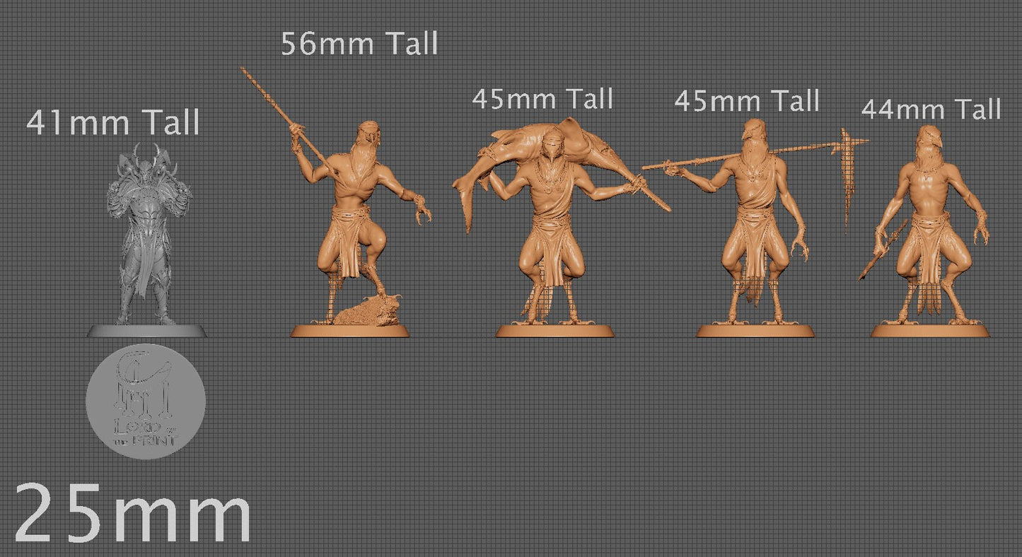 Kenku Fisherman | Aussie 3D Printed Miniatures and Terrain