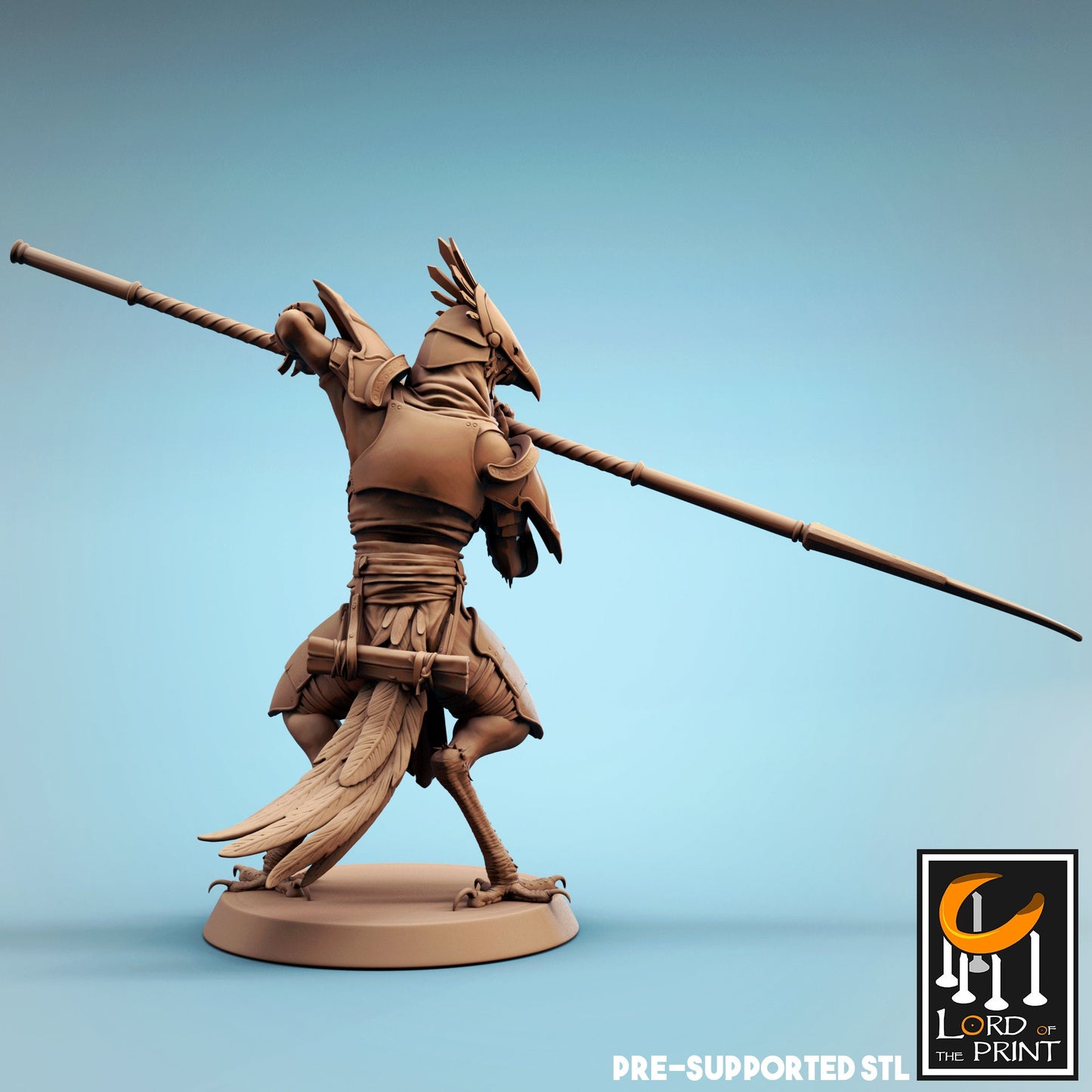Kenku Naginata Soldiers | Aussie 3D Printed Miniatures and Terrain
