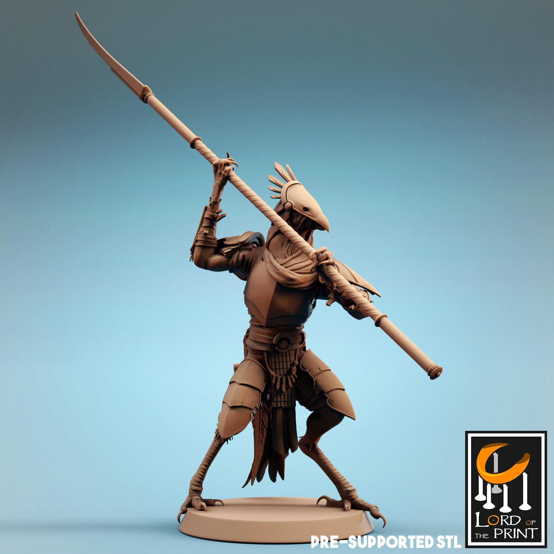 Kenku Naginata Soldiers | Aussie 3D Printed Miniatures and Terrain