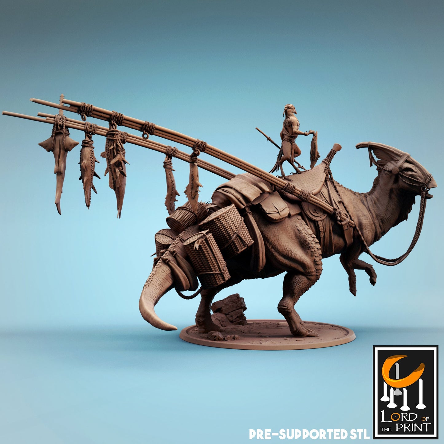 Parasaurolophus | Aussie 3D Printed Miniatures and Terrain