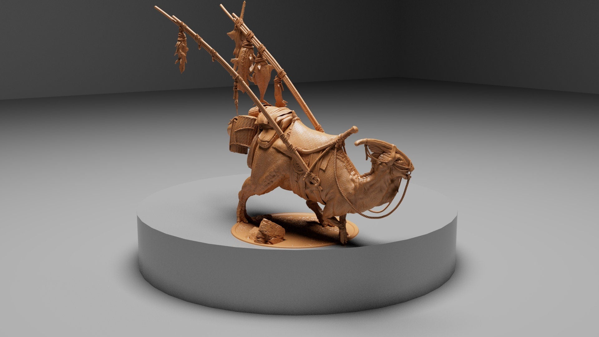 Parasaurolophus Stride | Aussie 3D Printed Miniatures and Terrain